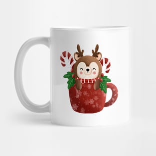 Reindeer Christmas cup Mug